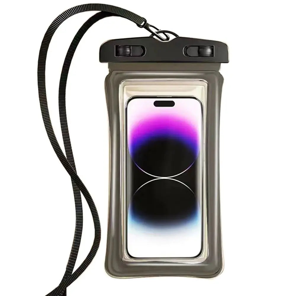 Transparent Waterproof Phone Case Touch Screen Under 7.0 inches Mobile Phone Cover with Lanyard Phone Sealed Bag Swimming&Diving